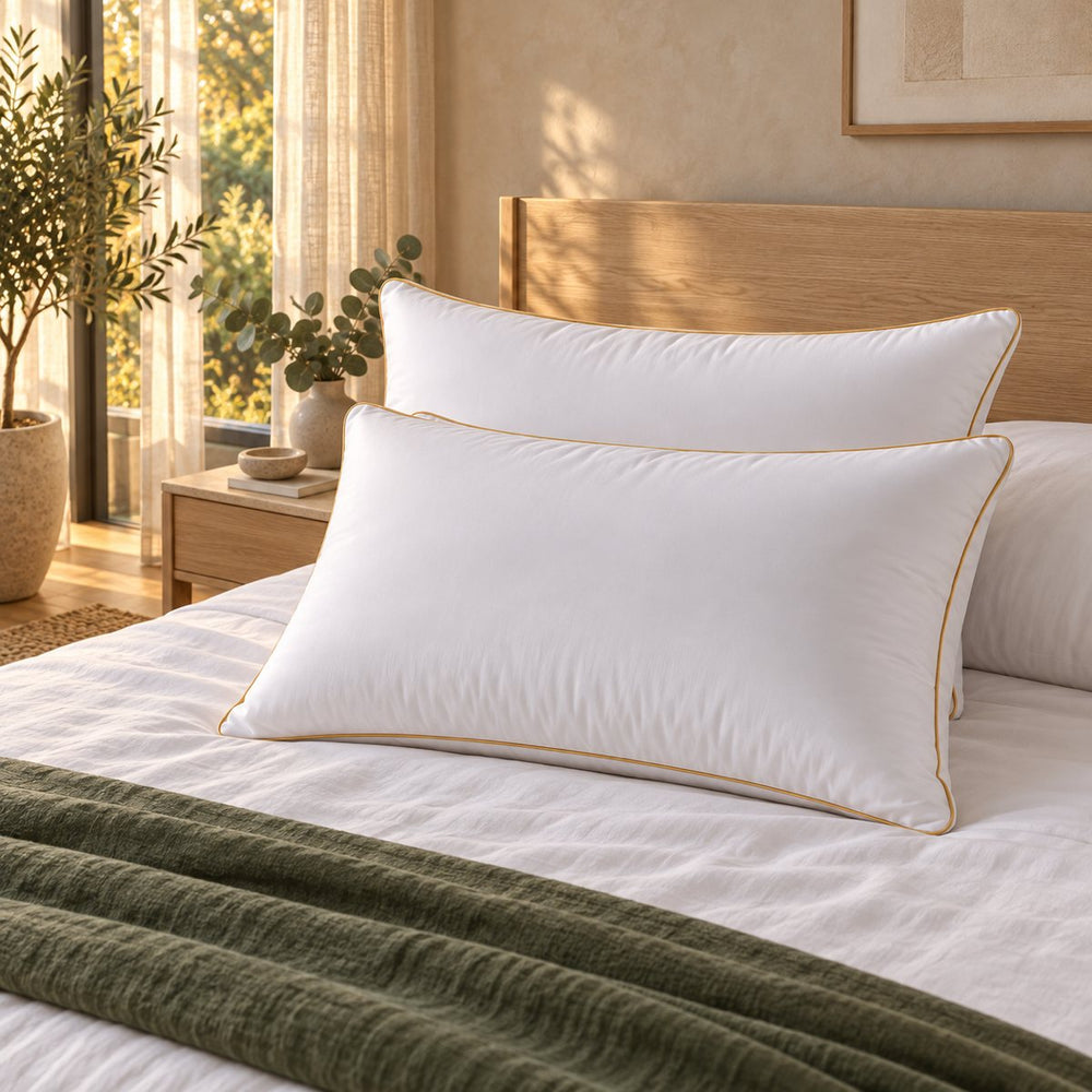Häussling 3-Chamber Goose Down & Feather Pillow