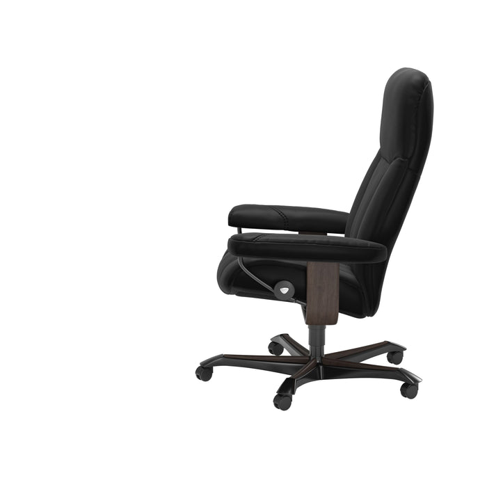 Stressless Consul Office Chair Black Wenge