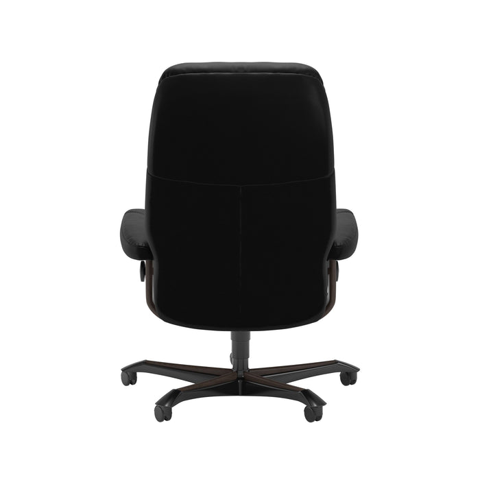 Stressless Consul Office Chair Black Wenge