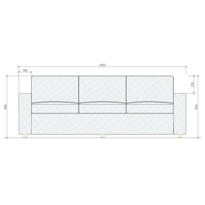 Huxberry Calvin 3 seater Sofa