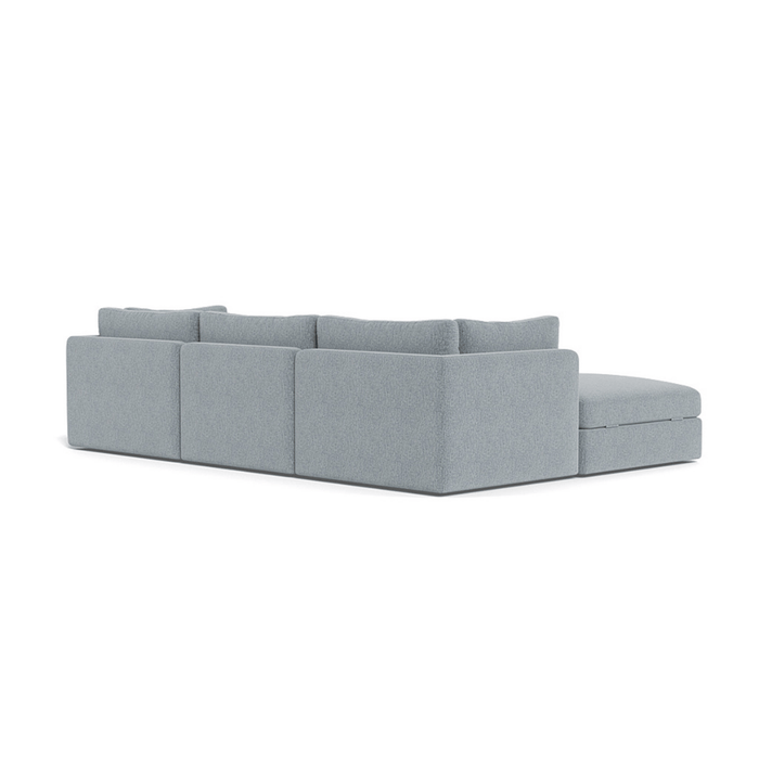 Huxberry Haven Modular 3-Seater Sofa with Ottoman