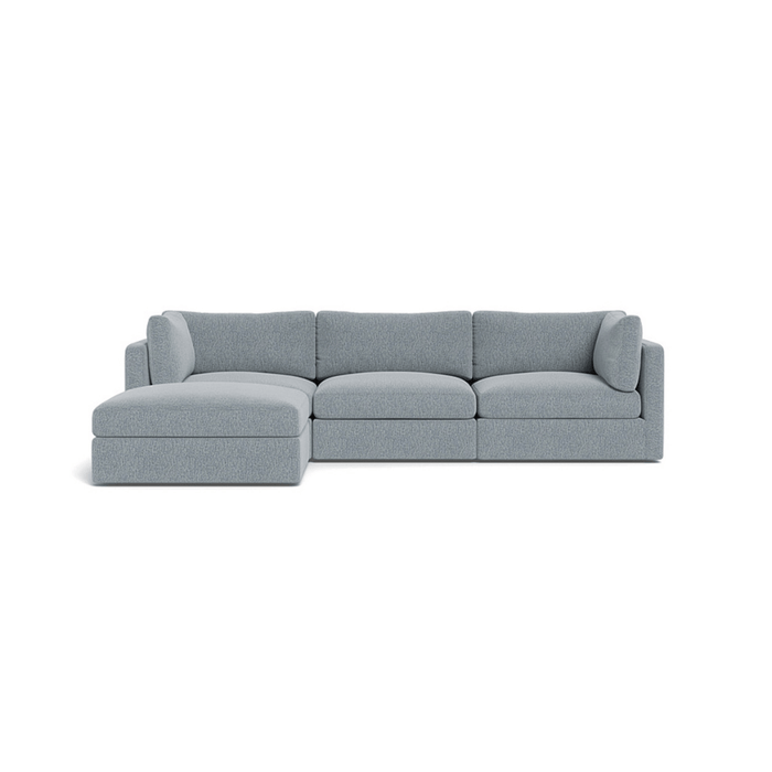 Huxberry Haven Modular 3-Seater Sofa with Ottoman