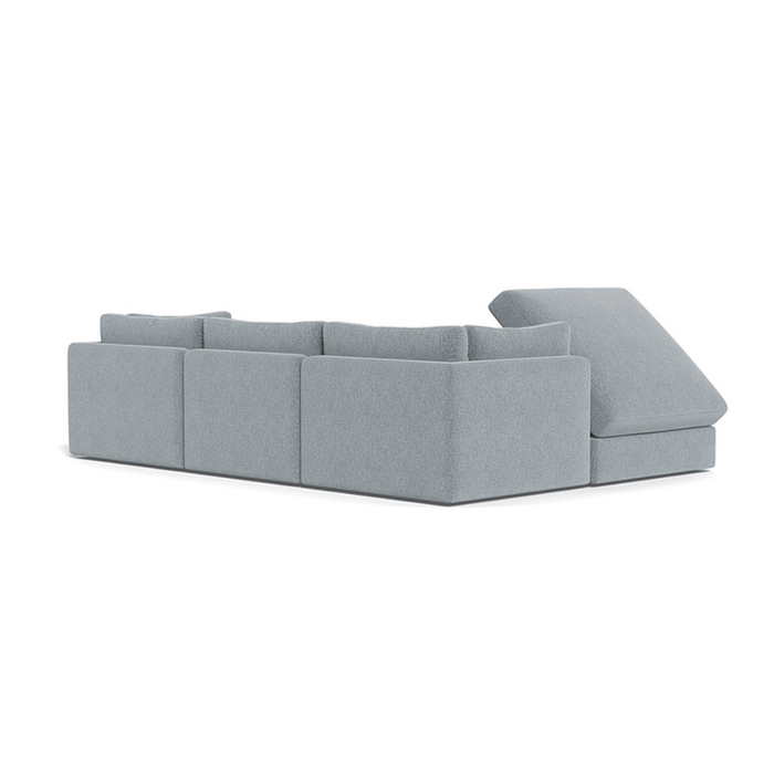 Huxberry Haven Modular 3-Seater Sofa with Storage Ottoman