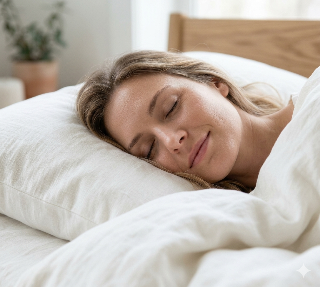 Restful sleep on natural bedding
