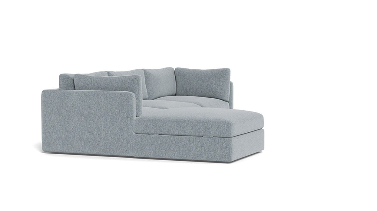 Huxberry Haven Modular 3-seater Sofa with Storage Ottoman