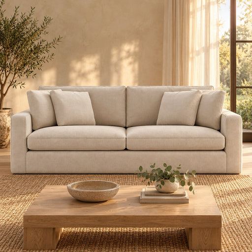Huxberry Calvin 2 seater Sofa seen from the front