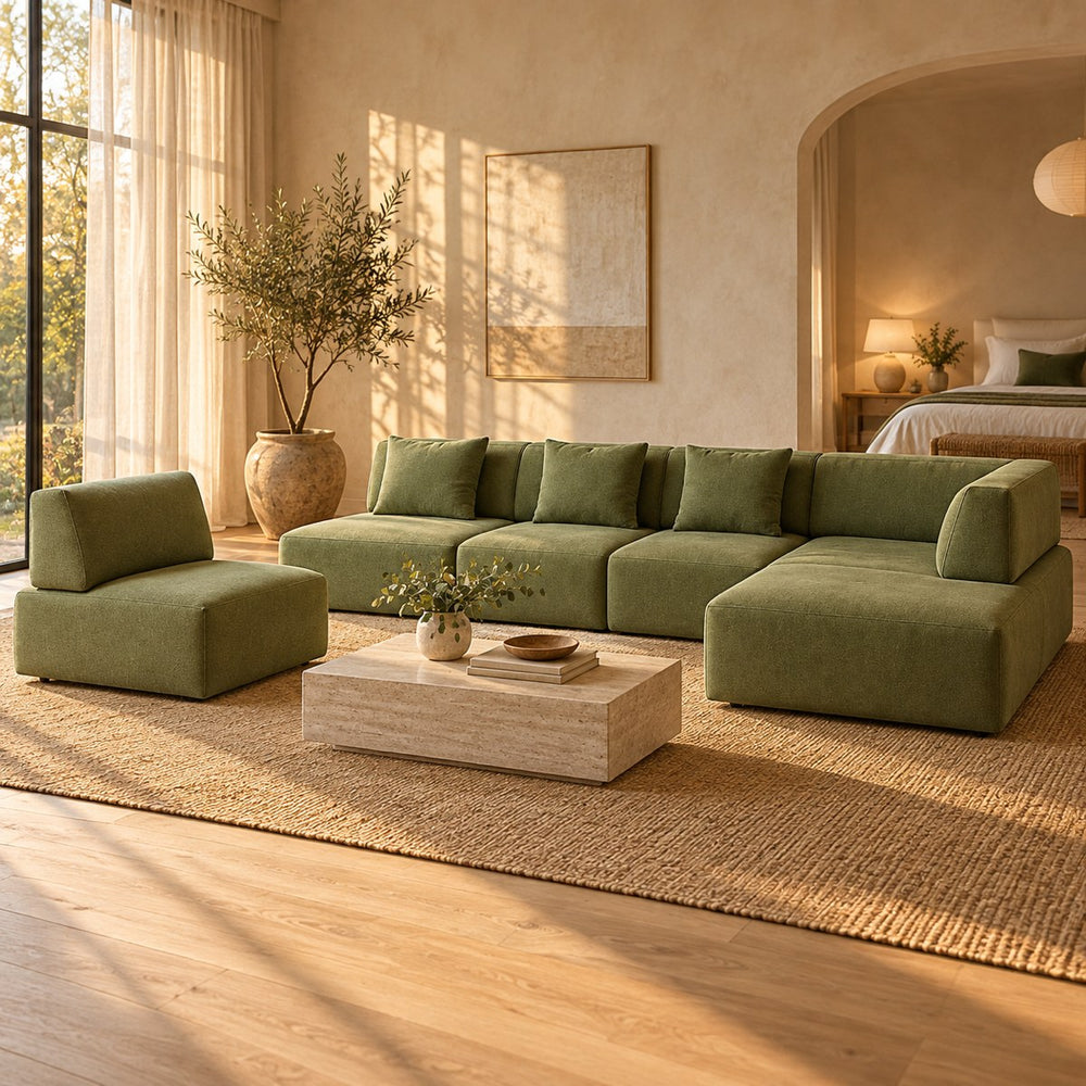 Close-up of the Huxberry Celeste Modular Sofa