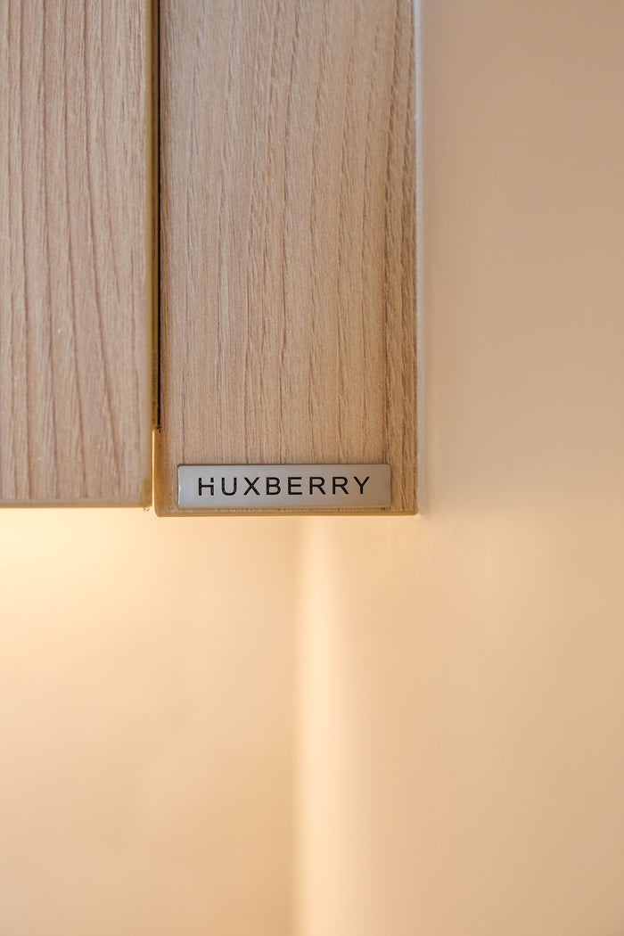 Huxberry bespoke light oak kitchen with arches, Motor City, Dubai