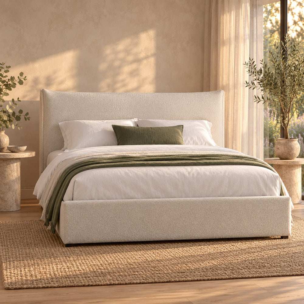 Close-up of the Huxberry Scotia Bed headboard