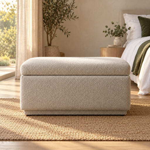 Huxberry Valencia Storage Ottoman seen from the front