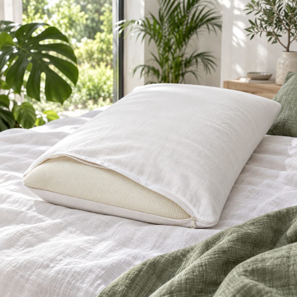Natural and organic pillows