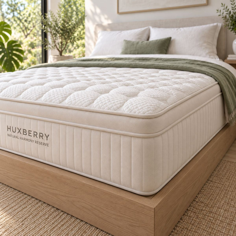 Natural Harmony Reserve Mattress, close-up of the foot-end corner